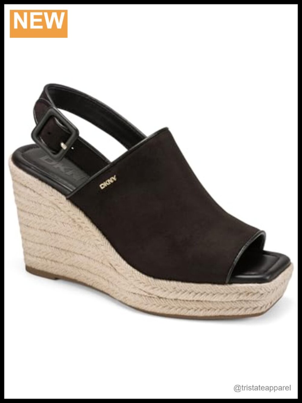 Womens Slingback Espadrille Wedge Sandal Open Toe Pull-On Casual Summer Shoe